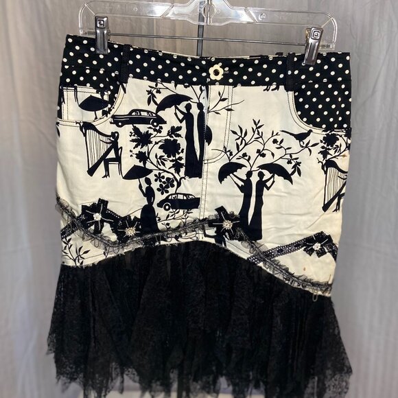Black and White Skirt Size 8 - Picture 1 of 7